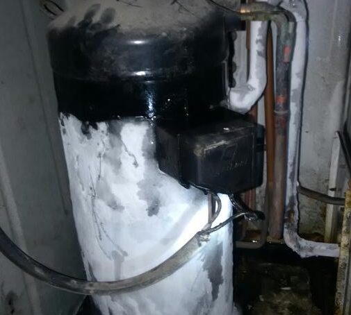 冷庫(kù)壓縮機(jī)結(jié)冰